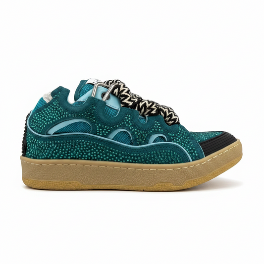 Lanvin Curb "Blue" Crystal