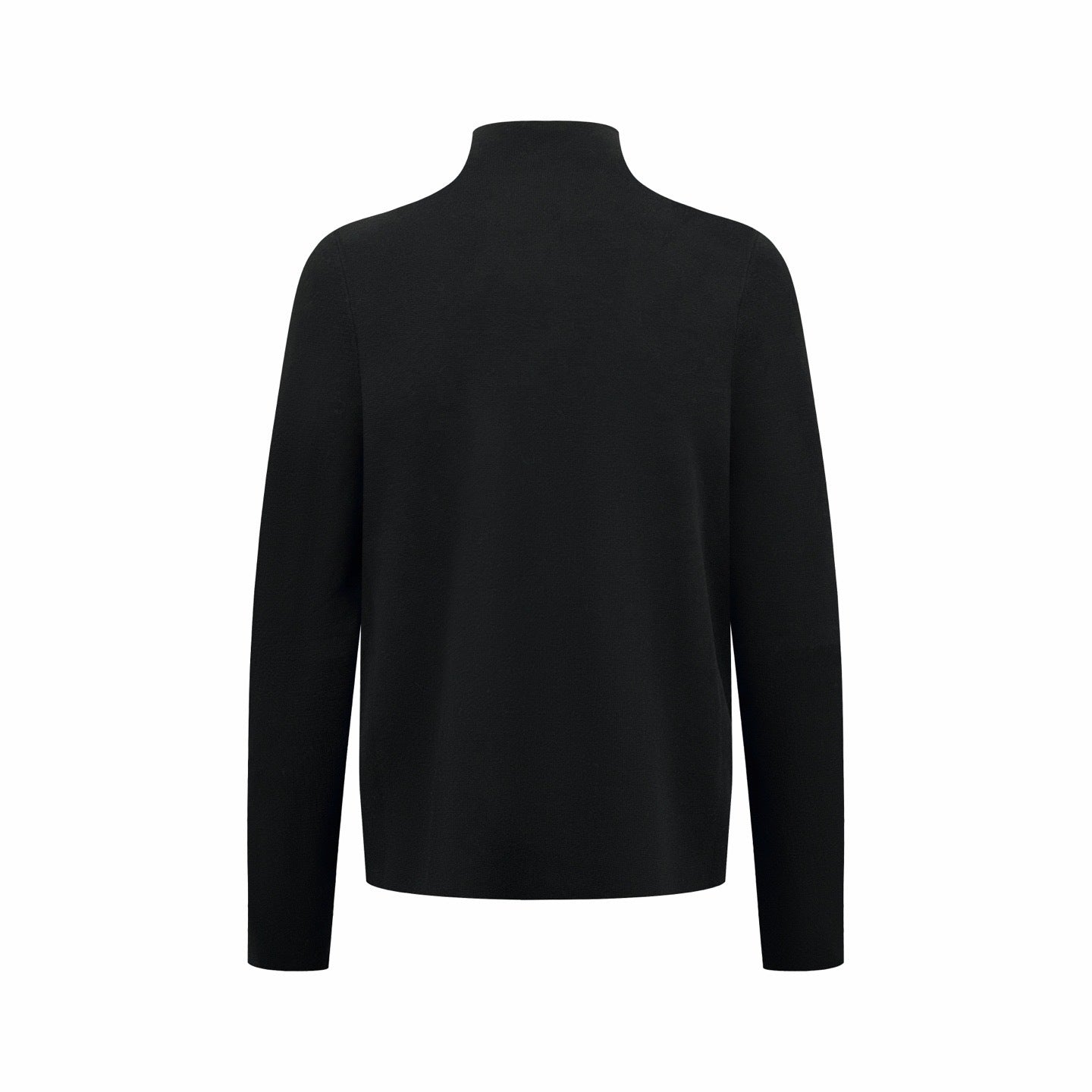 Dior CD Icon Zipped Sweater "Black Virgin Wool Punto Milano Knit"