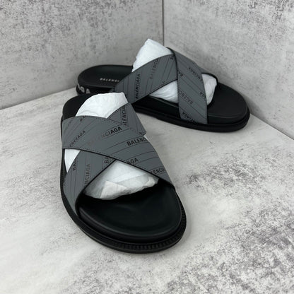 Balenciaga Slides "Black-Grey"