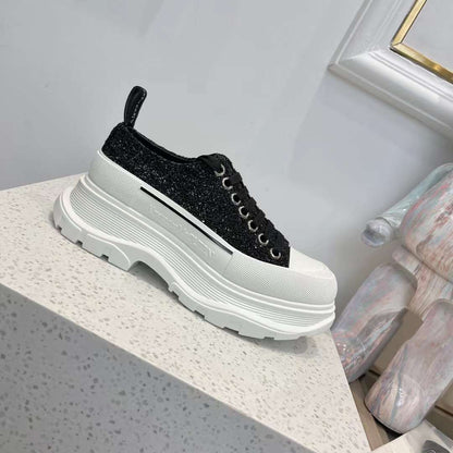 Alexander McQueen Tread Slick Low "Galaxy Black"