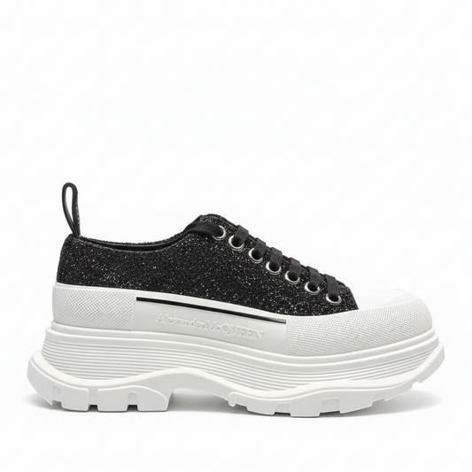 Alexander McQueen Tread Slick Low "Galaxy Black"