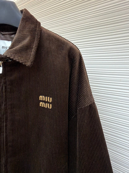 Miu Miu Corduroy Jacket "Brown"
