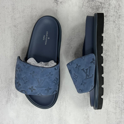Louis Vuitton Slides "Blue"