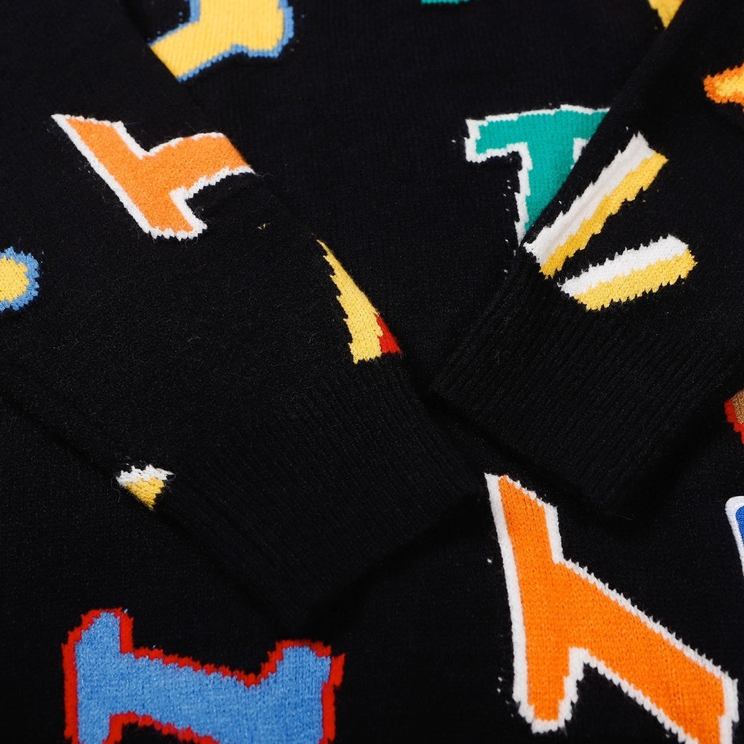 NBA x Louis Vuitton Letters Sweater "Black"