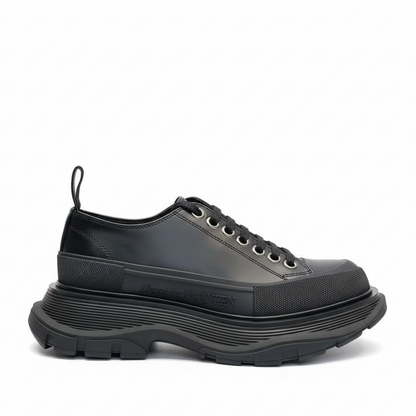 Alexander McQueen Tread Slick Leather Low "Black"