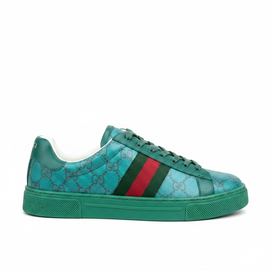 Gucci Ace "Green Monogram"