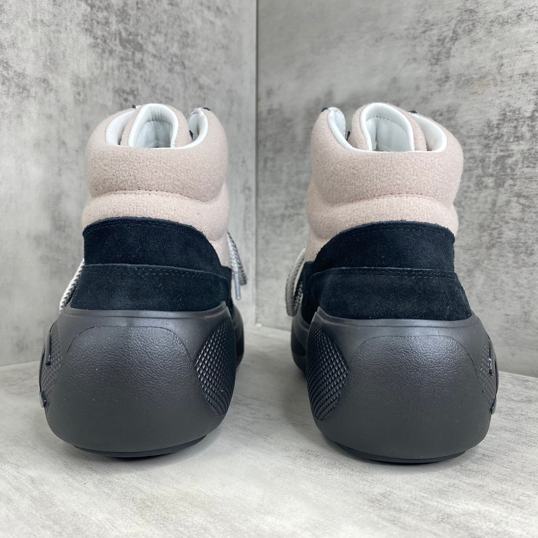 Chanel Snow Boots "Black-Pink Suede"