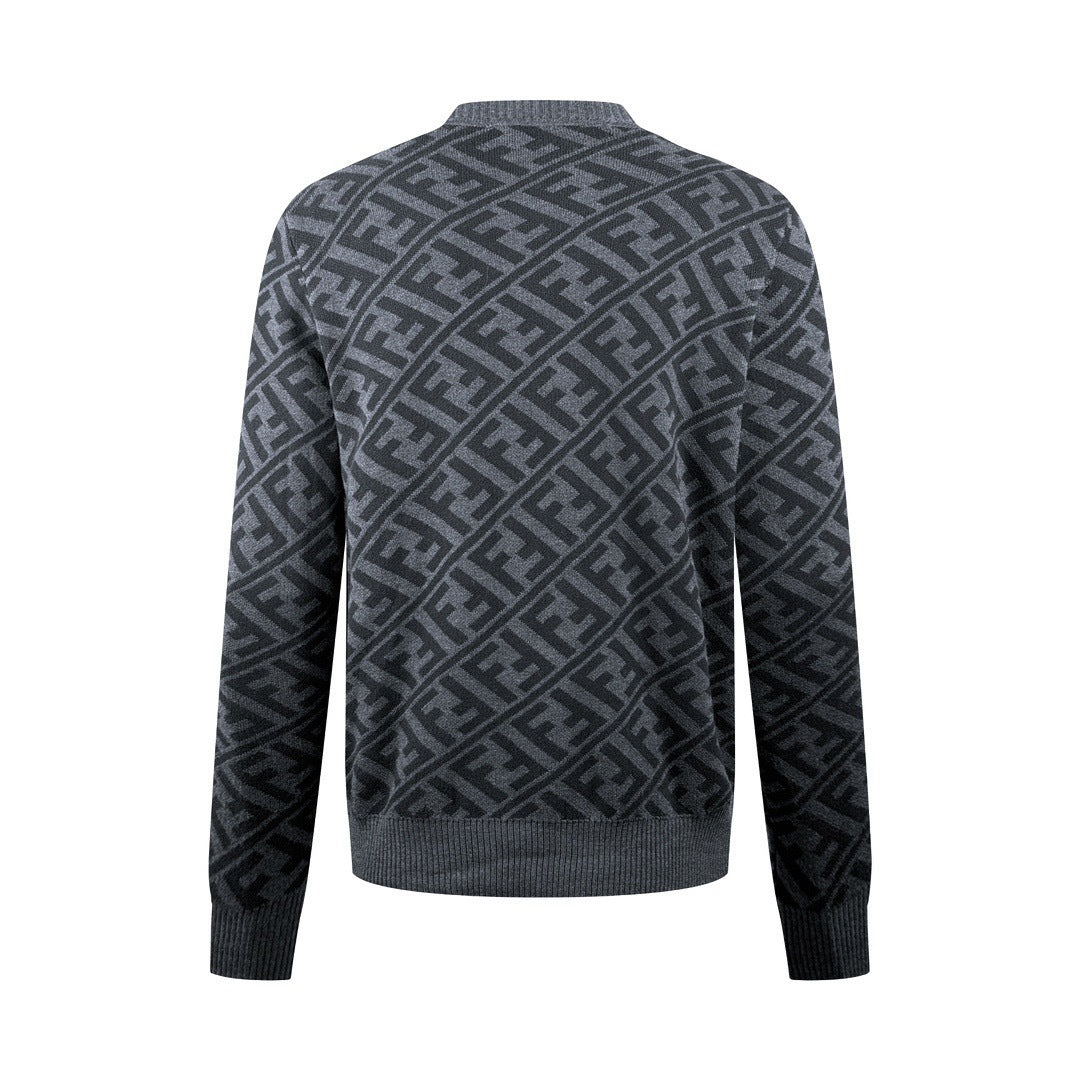 Fendi FF Monogram Sweater "Grey-Black"