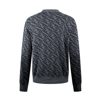 Fendi FF Monogram Sweater "Grey-Black"