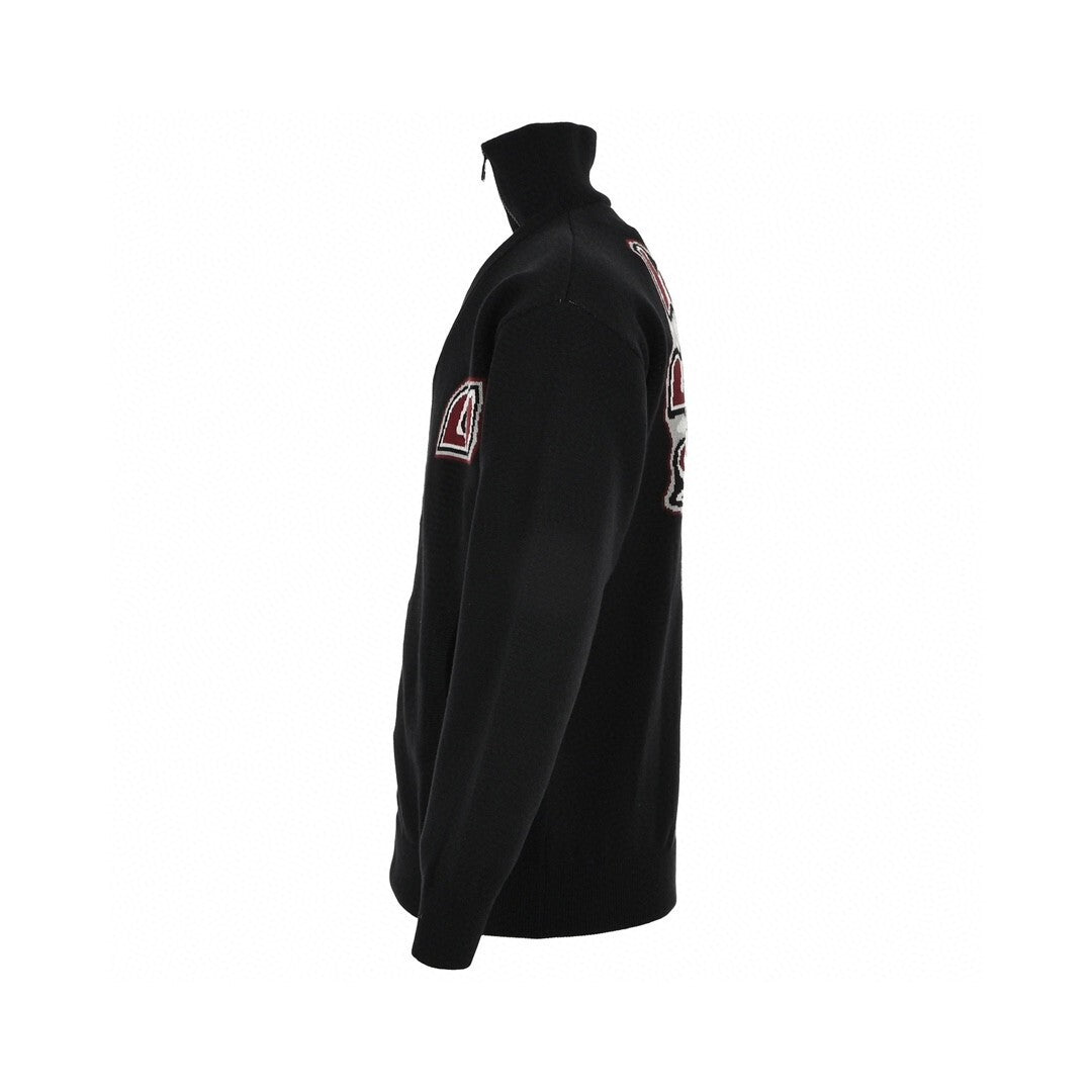 Louis Vuitton Zip-Up Sweater Jacket "Black"