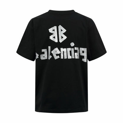 Balenciaga Tape Type T-Shirt "Black"