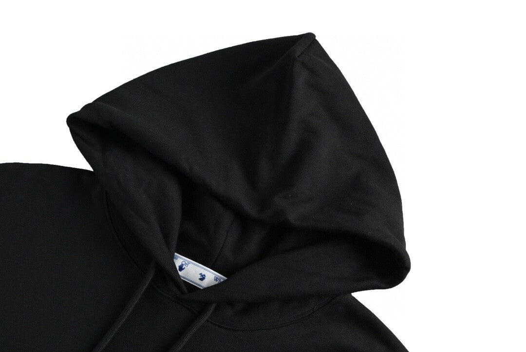 Off-White Caravaggio Hoodie "Black-Red"