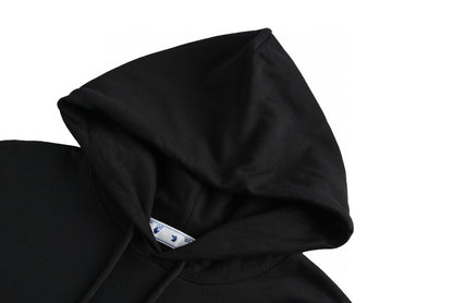 Off-White Caravaggio Hoodie "Black-Red"