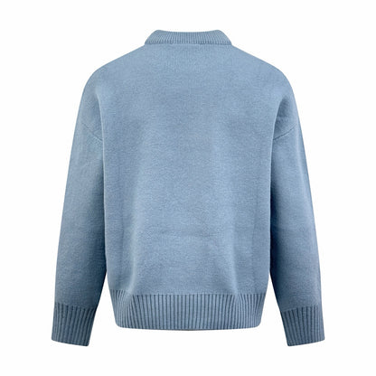AMI Paris Ami De Coeur Sweater "Light Blue"
