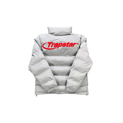 Trapstar Hyperdrive Down Jacket "Grey-Red"