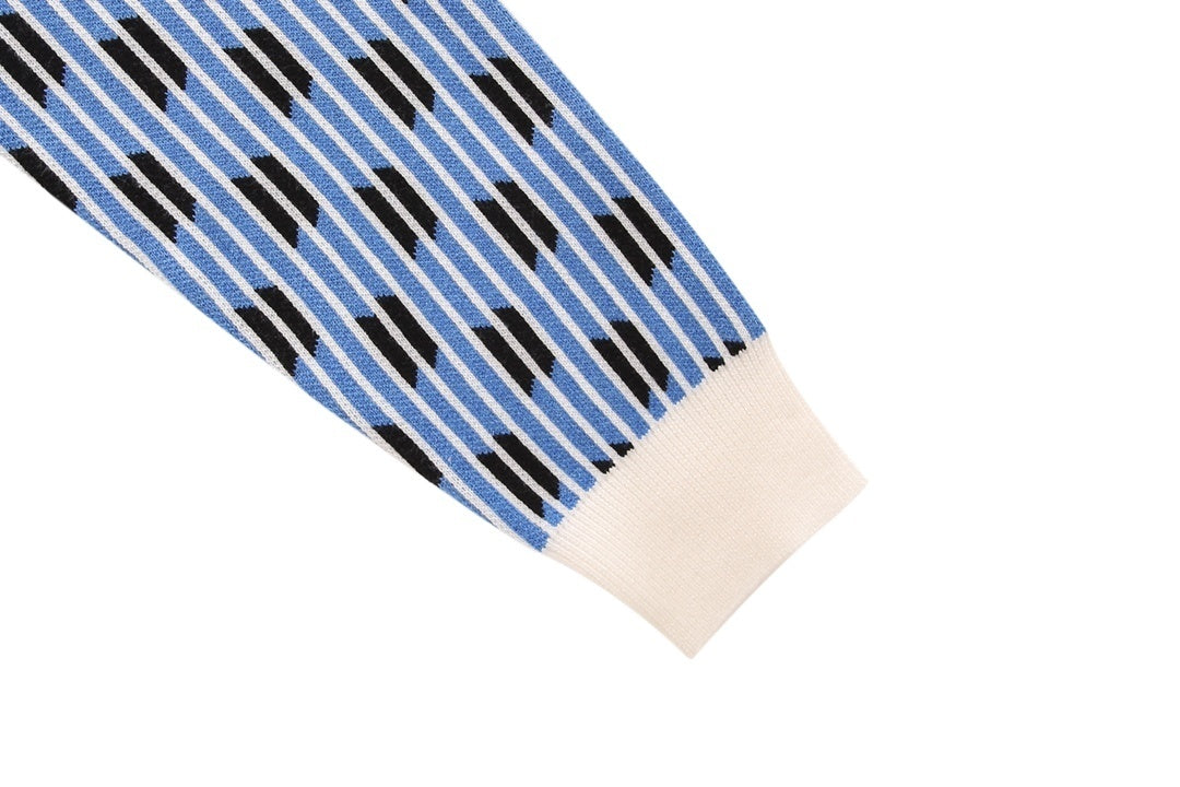 Dior Fantasy Sweater "White-Blue-Black"