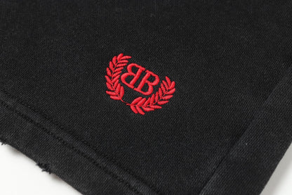 Balenciaga Shorts "Black-Red"