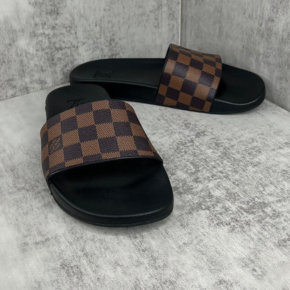 Louis Vuitton Slides "Black-Brown"