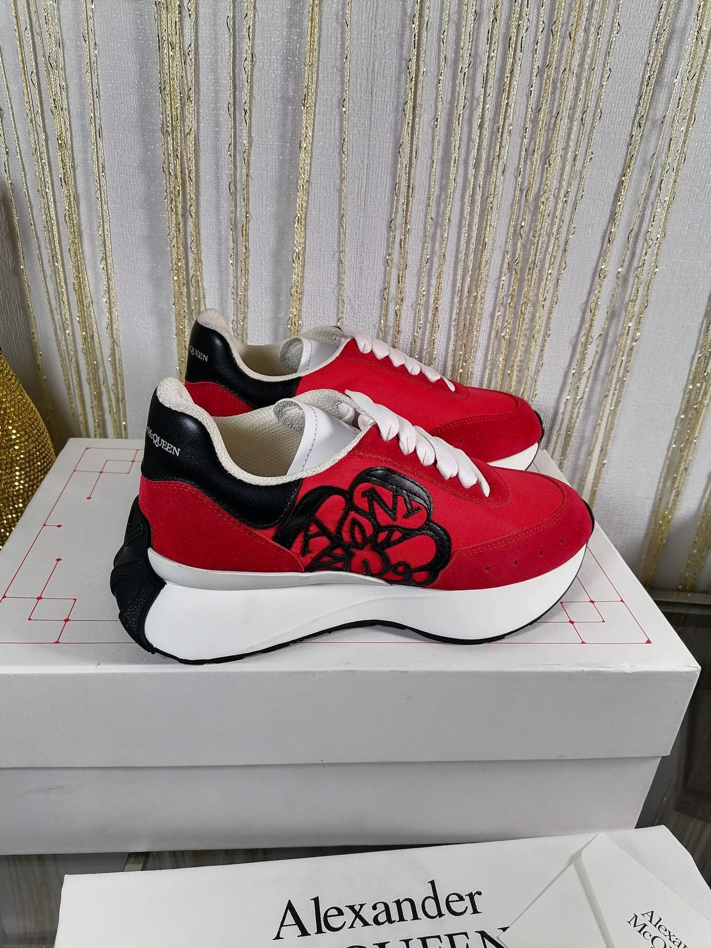 Alexander McQueen Sprint Runner "Lust Red"