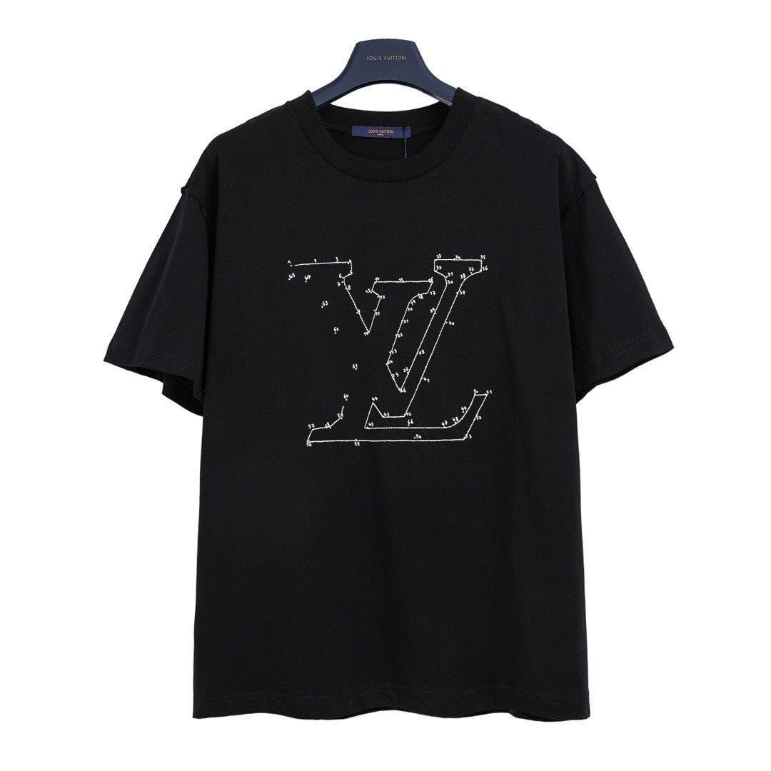 Louis Vuitton Stitch Print T-Shirt "Black"