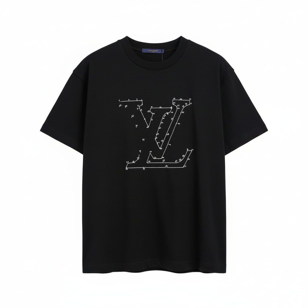 Louis Vuitton Stitch Print T-Shirt "Black"