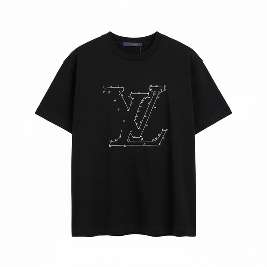 Louis Vuitton Stitch Print T-Shirt "Black"