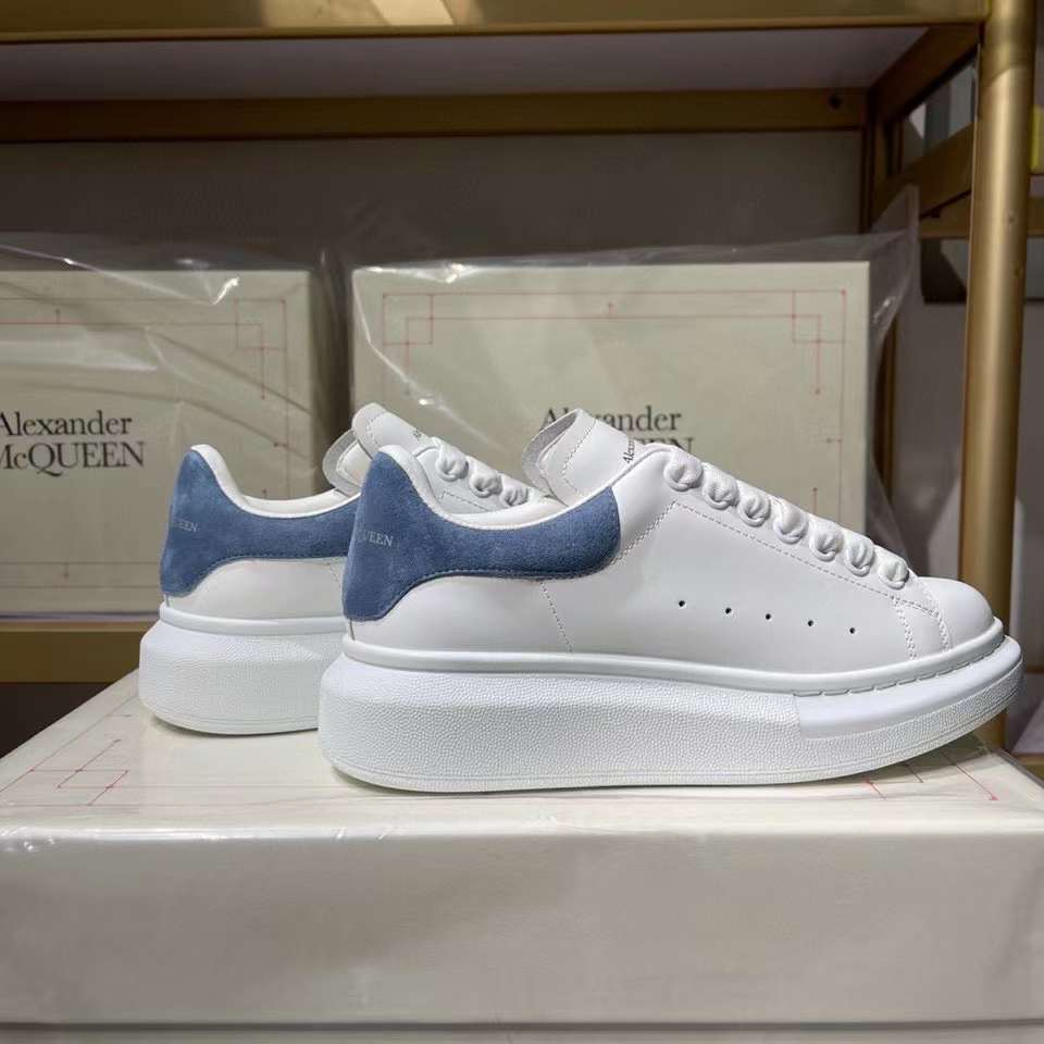 Alexander McQueen Oversized "White Dream Blue"