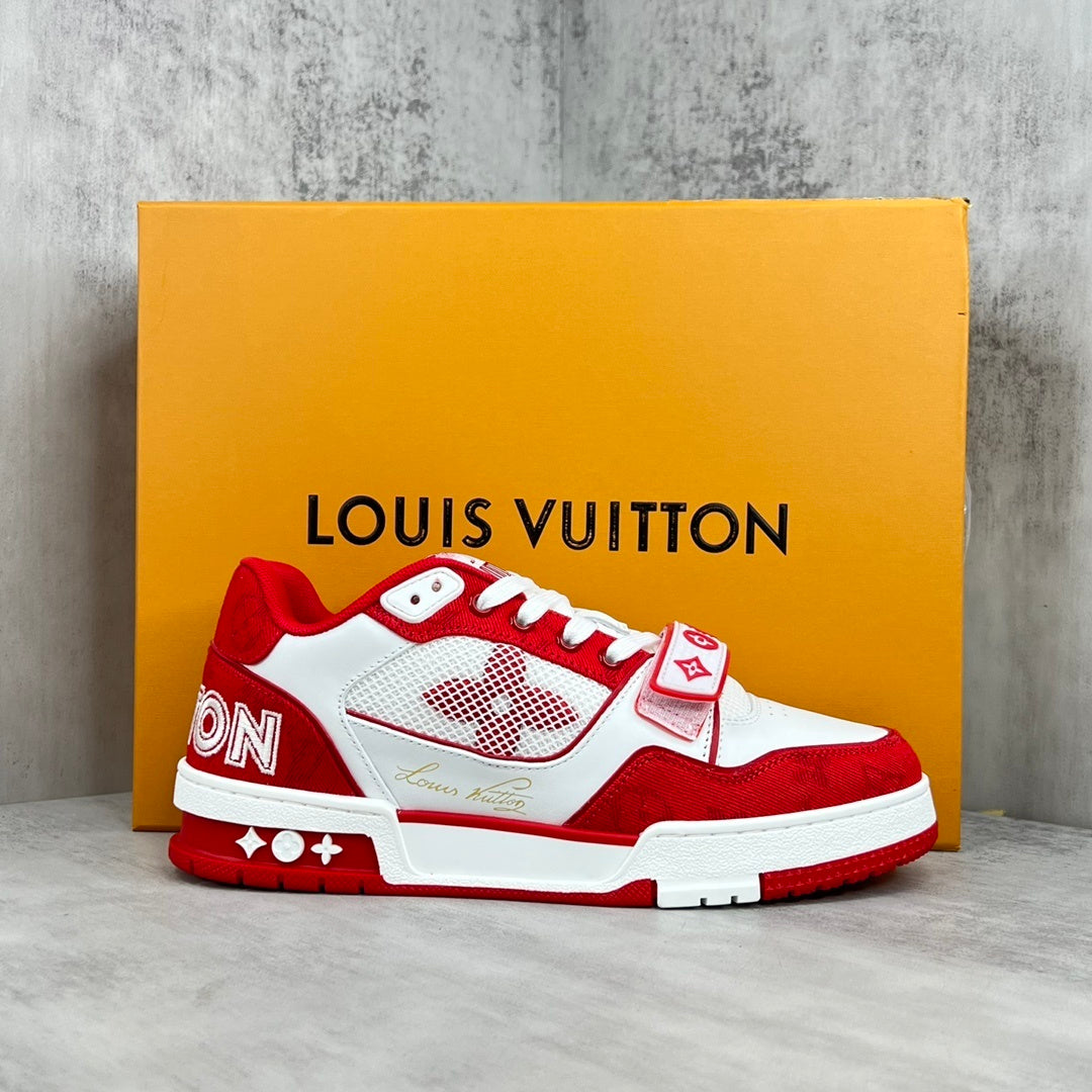 Louis Vuitton Trainers "Red-White Denim"