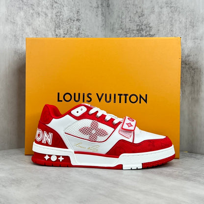 Louis Vuitton Trainers "Red-White Denim"