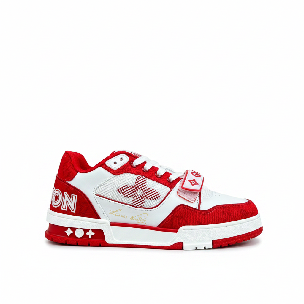 Louis Vuitton LV Trainers "Red-White Denim"