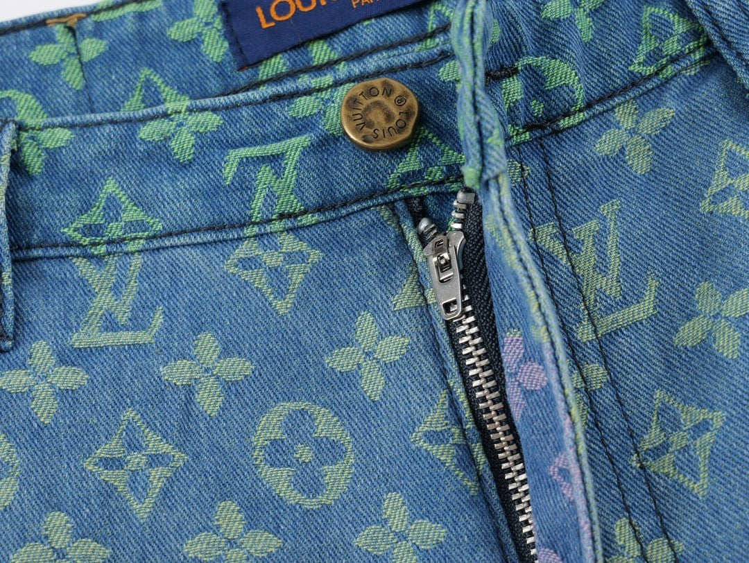Louis Vuitton Monogram Denim Shorts