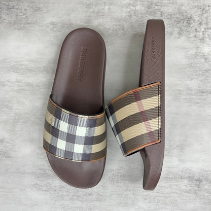 Burberry Slides "Brown-Beige"