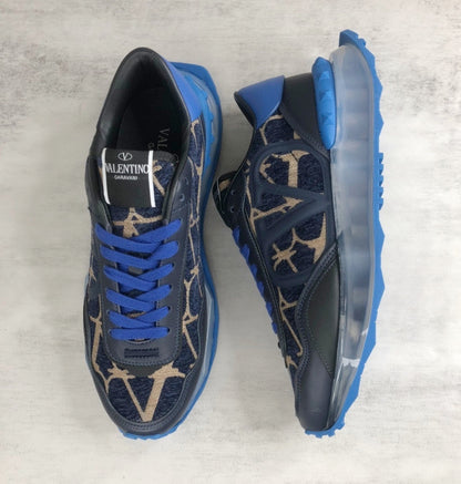 Valentino Garavani Netrunner "Blue-Black-Beige Monogram"