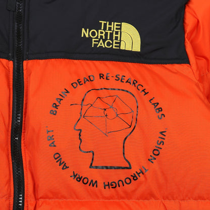 Brain Dead x The North Face Down Jacket "Orange-Black"