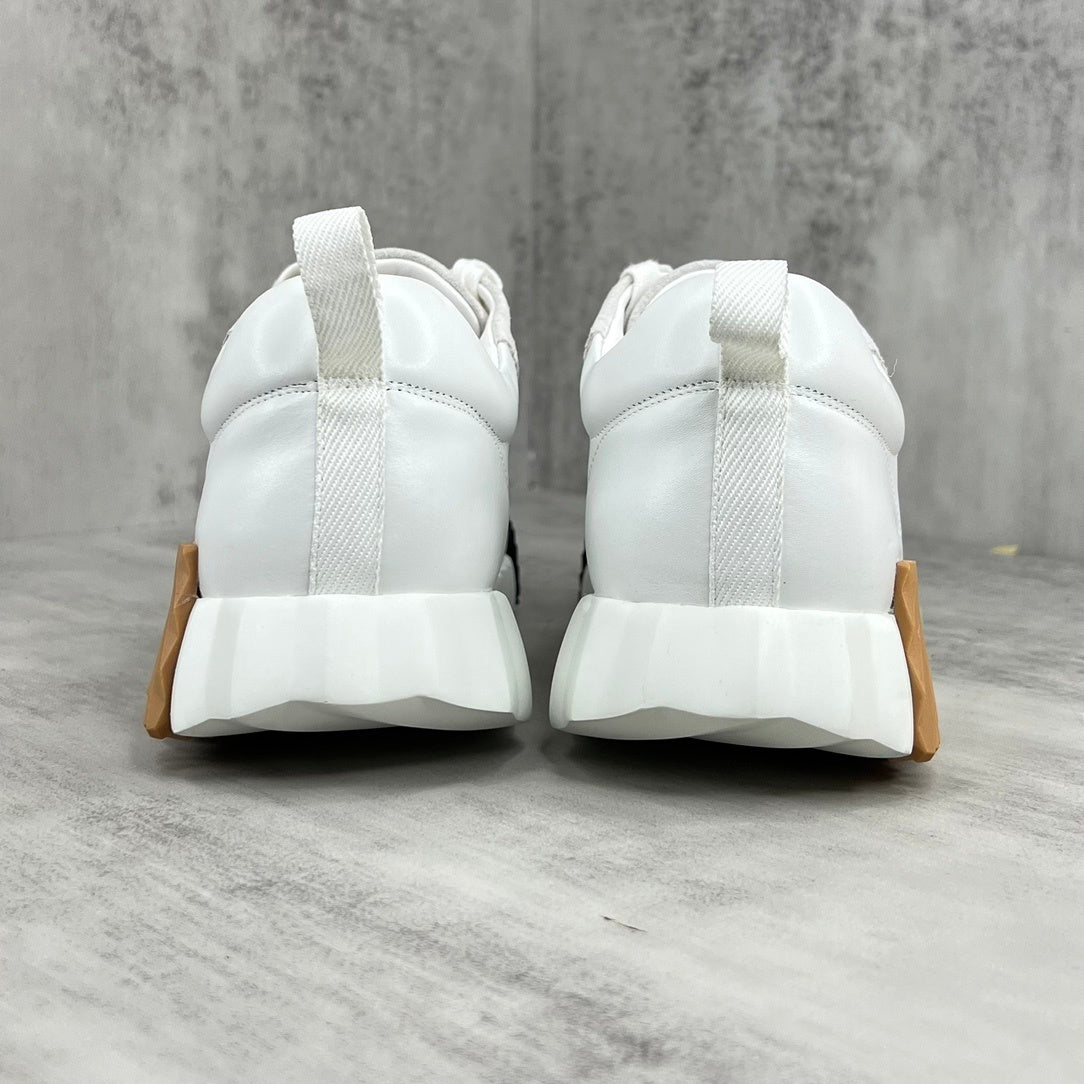 Hermes Bouncing Sneakers "White-Grey-Brown"