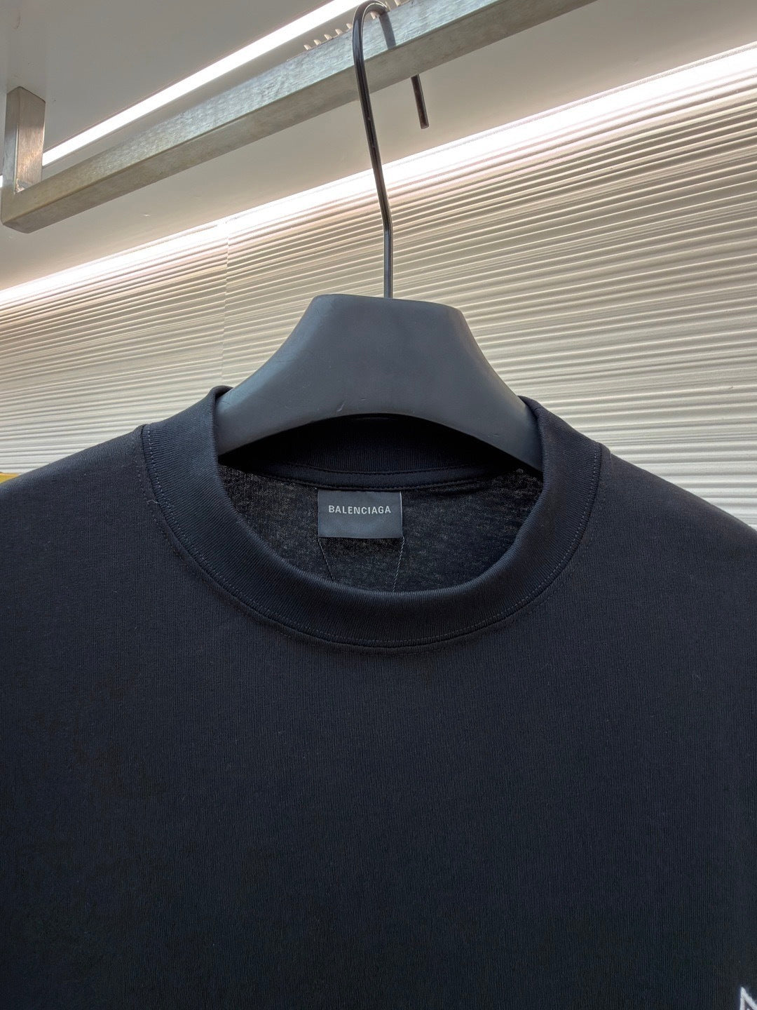 Balenciaga Cursive T-Shirt "Black"