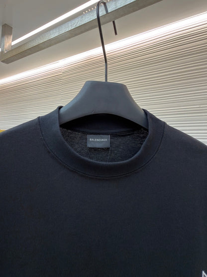 Balenciaga Cursive T-Shirt "Black"