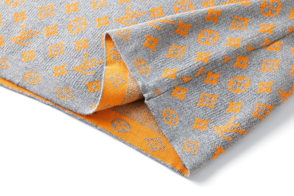 Louis Vuitton Monogram Short-Sleeved Crewneck "Grey-Orange"