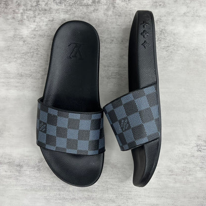 Louis Vuitton Slides "Black-Grey"