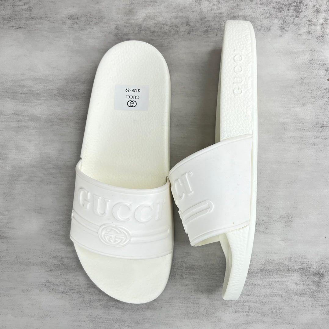 Gucci Slides "White"
