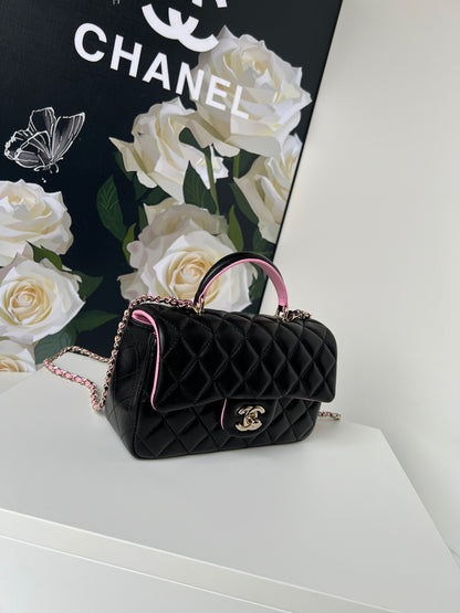 Chanel Large Flap Bag With Top Handle
