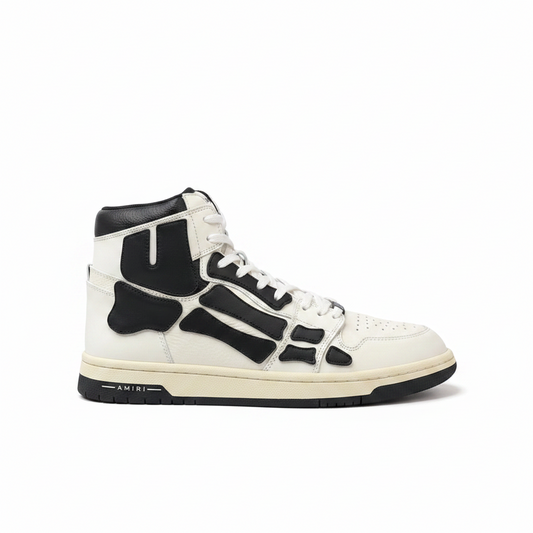 Amiri Skel Top High "White-Black"