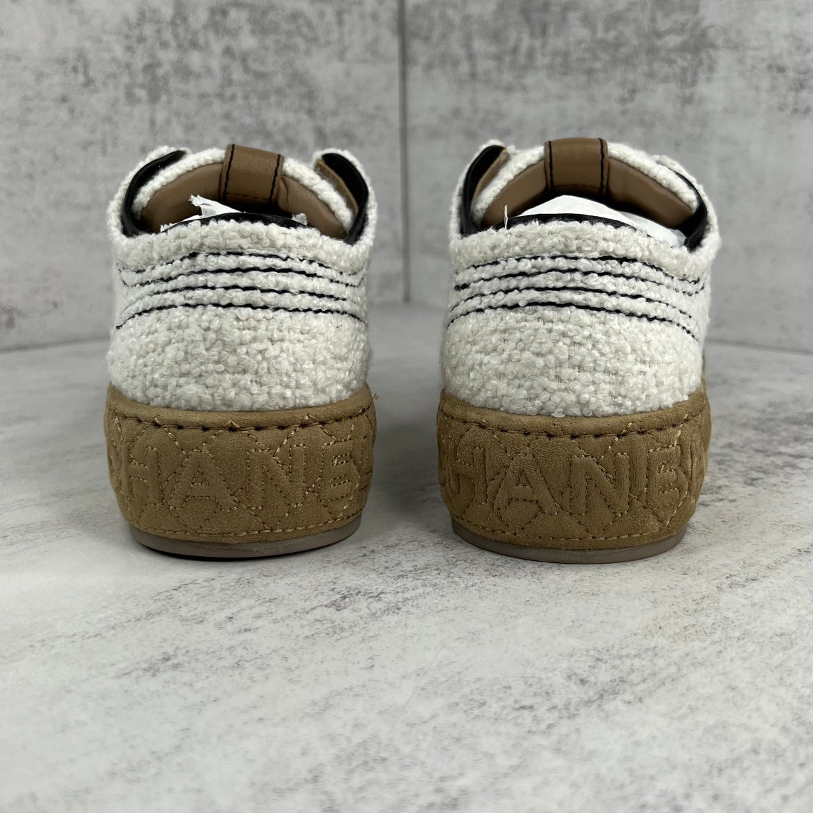 Chanel Tweed "White-Black"