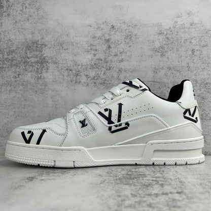 Louis Vuitton Trainers "White-Black Recycled"
