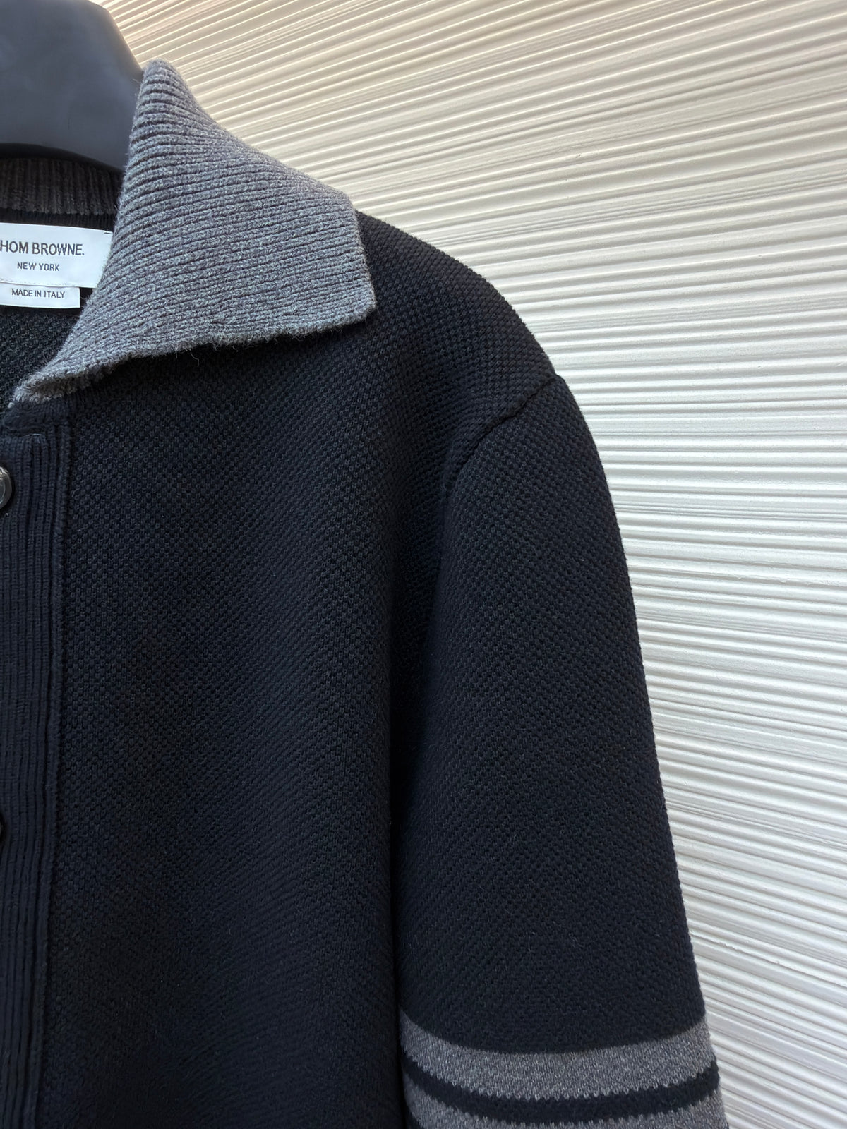Thom Browne Merino Wool 4-Bar Work Jacket "Black"