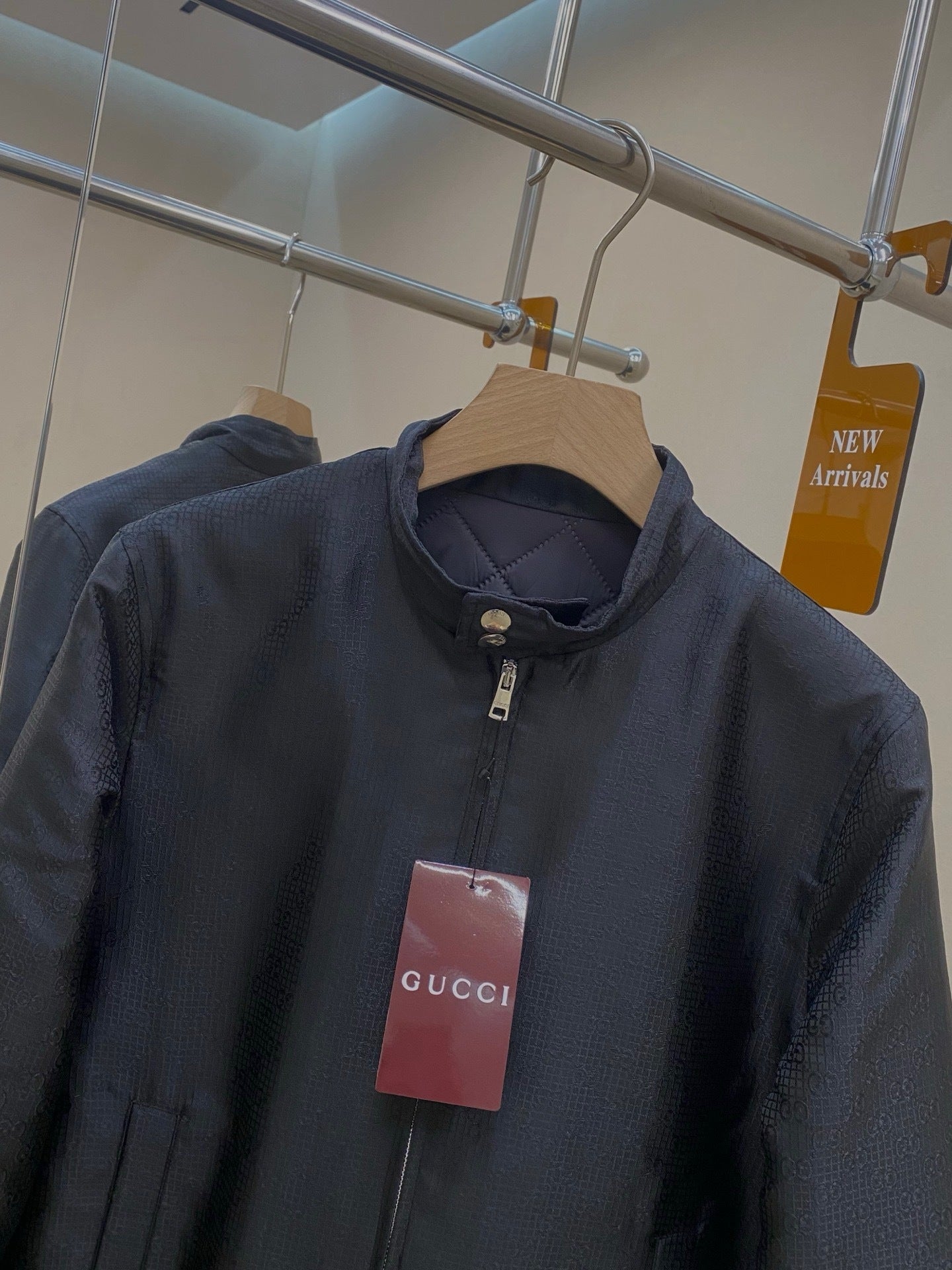 Gucci GG Ripstop Zip Jacket "Black"