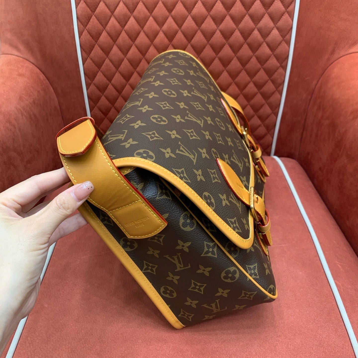 Louis Vuitton Satchel Messenger Bag