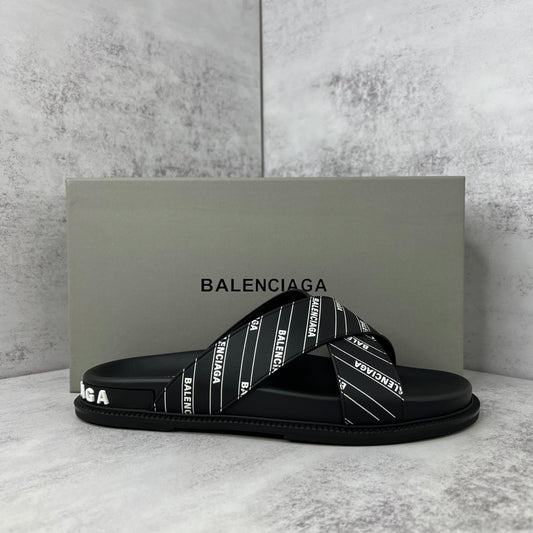 Balenciaga Slides "Black-White"