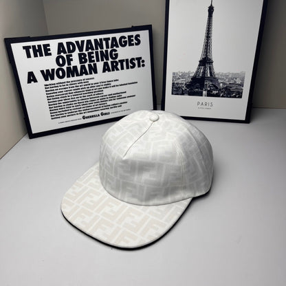 Fendi FF Cotton Baseball Cap