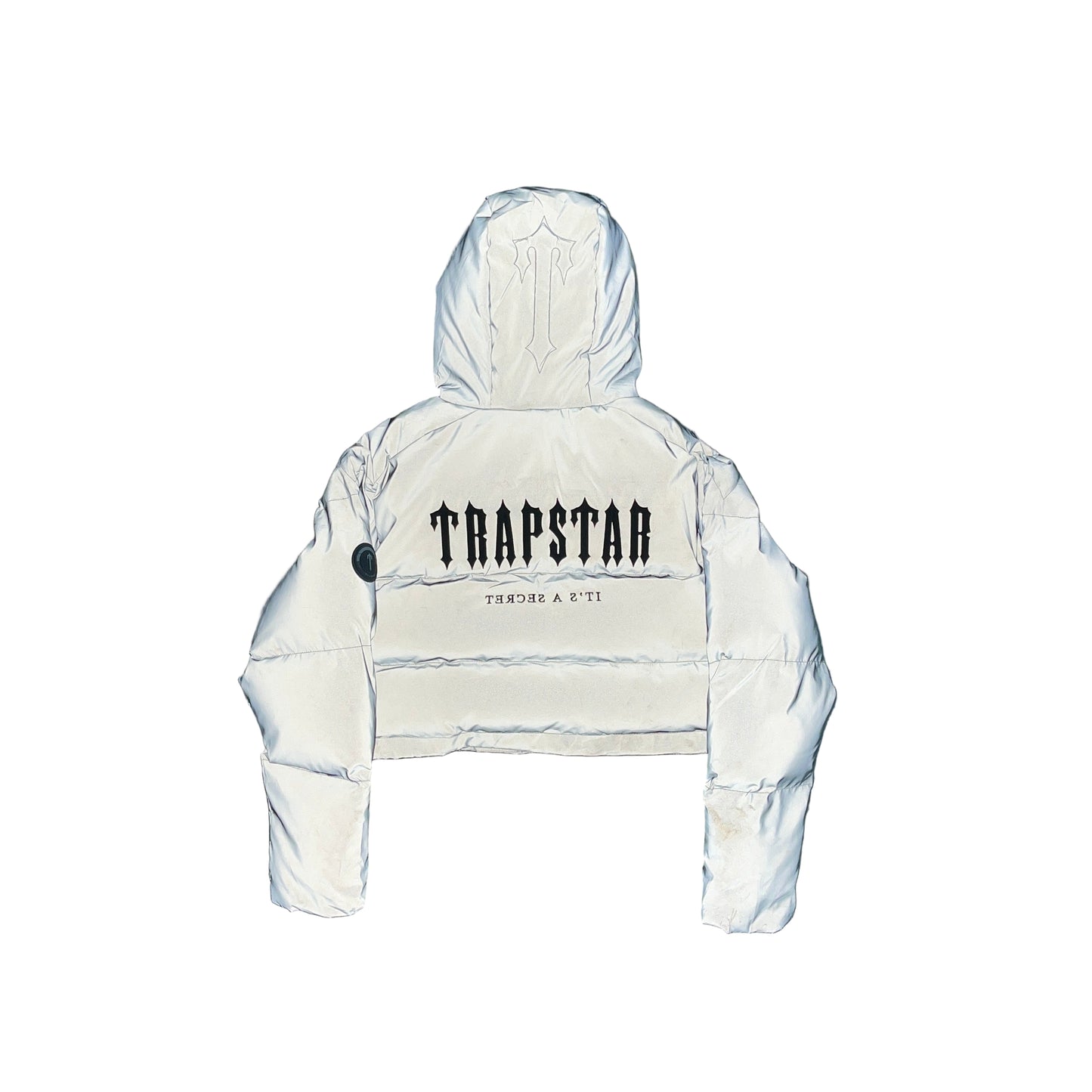 Trapstar Short Decoded Down Jacket "Reflective"